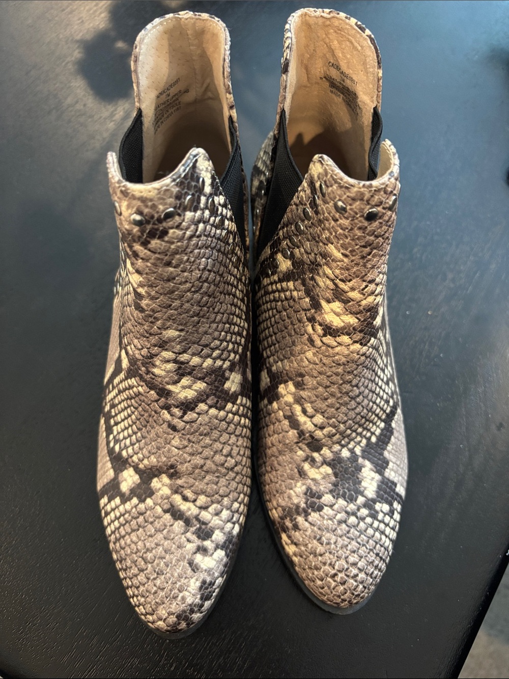 Steve Madden Snake-Print Women’s Ankle Boot